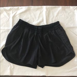 Lululemon Track Shorts - Black 4” inseam Size 10